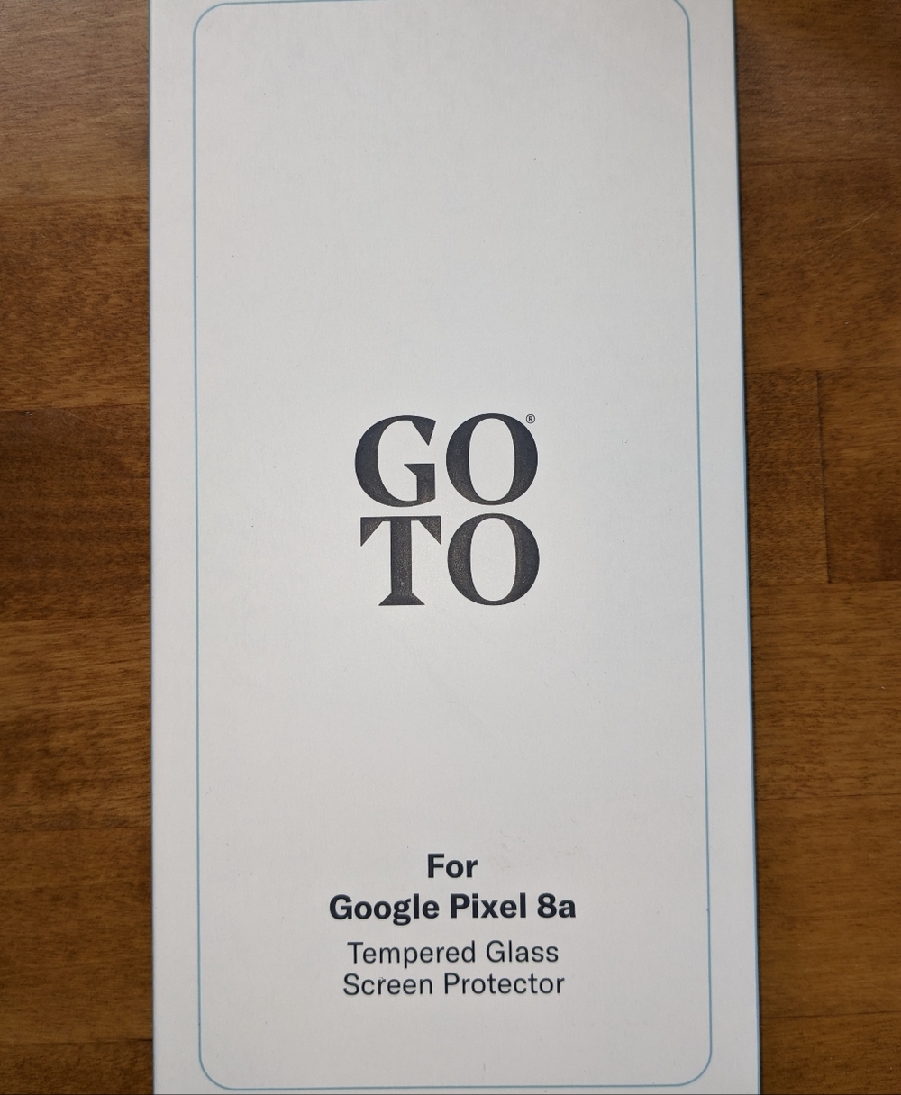 Pixel 8a high quality screen protector GoTo Tempered Glass NEW MSRP $39.99